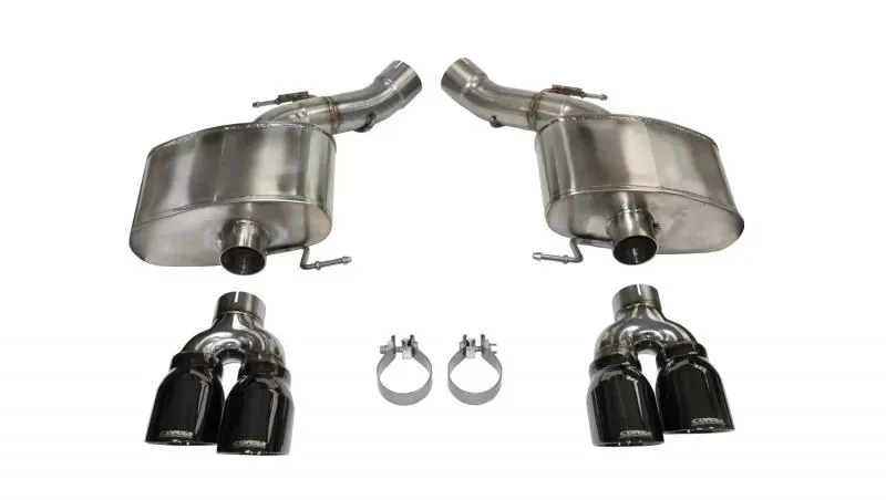 CORSA Performance 3.0" Axleback Exhaust Dual Rear Exit with Twin 4.0" Black PVD Pro-Series Tips BMW M6 F06 | F12 | F13 2012-2018 - 14929BLK