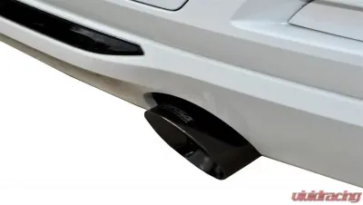 CORSA Performance 3.0" Catback Exhaust Dual Rear Exit w/Single 3.5" Black PVD Pro-Series Tips BMW 335i F30 Sedan 2012-2017 - 14937BLK
