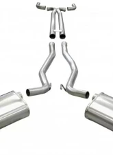 CORSA Performance 2.5" Catback Exhaust Dual Rear Exit w/Single 4.0" Polished Pro-Series Tips Chevrolet Camaro SS Coupe/Convertible without GFX 2010-2015                                     - 14951 - Image 3