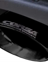CORSA Performance 2.5" Catback Exhaust Dual Rear Exit w/Single 4.0" Black PVD Pro-Series Tips Chevrolet Camaro SS Coupe without GFX 2010-2015                                     - 14952BLK - Image 2