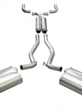 CORSA Performance 2.5" Catback Exhaust Dual Rear Exit w/Single 4.0" Black PVD Pro-Series Tips Chevrolet Camaro RS without GFX 2010-2015                                     - 14953BLK - Image 3