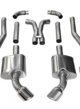 CORSA Performance 3.0" Catback Exhaust Dual Rear Exit w/Single 4.5" Polished Pro-Series Tips Chevrolet Camaro SS Coupe/Convertible without GFX 2011-2015                                     - 14968 - Image 5