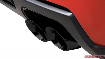 CORSA Performance 3.0" Catback Exhaust Dual Rear Exit w/Twin 4.0" Black PVD Pro-Series Tips Chevrolet Camaro ZL1 Coupe 2012-2015 - 14971BLK