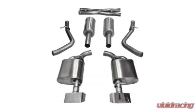CORSA Performance 2.5" Catback Exhaust Dual Rear Exit w/GTX2 Polished Tips Dodge Challenger R/T 2015-2016 - 14975