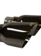 CORSA Performance Single 4.0" Black PVD Pro-Series Tip Kit Dodge Charger R/T Pursuit Valance 2015-2016                                     - 14977BLK - Image 2