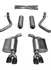 CORSA Performance 2.5" Catback Exhaust Dual Rear Exit w/Twin 3.5" Black PVD Pro-Series Tips Dodge Challenger R/T 2015-2016                                     - 14985BLK - Image 2
