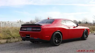 CORSA Performance 2.75" Catback Exhaust Dual Rear Exit w/Twin 3.5" Black PVD Pro-Series Tips Dodge Challenger R/T | SRT 2015-2019 - 14987BLK