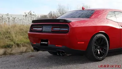 CORSA Performance 2.75" Catback Exhaust Dual Rear Exit w/Twin 3.5" Black PVD Pro-Series Tips Dodge Challenger R/T | SRT 2015-2019 - 14987BLK