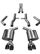CORSA Performance 2.75" Catback Exhaust Dual Rear Exit w/Twin 3.5" Black PVD Pro-Series Tips Dodge Challenger R/T | SRT 2015-2019                                     - 14989BLK - Image 3