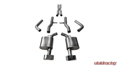 CORSA Performance 2.75" Catback Exhaust Dual Rear Exit w/GTX2 Polished Tips Dodge Challenger 2015-2019 - 14994