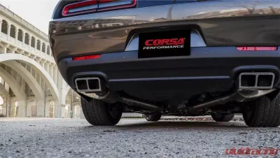 CORSA Performance 2.75" Catback Exhaust Dual Rear Exit w/GTX2 Polished Tips Dodge Challenger 2015-2019 - 14994