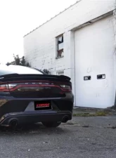 CORSA Performance 2.75" Catback Exhaust Dual Rear Exit w/Single 4.5" Black PVD Pro-Series Tips Dodge Charger R/T | SRT 2015-2019                                     - 14995BLK - Image 3