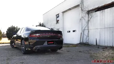 CORSA Performance 2.75" Catback Exhaust Dual Rear Exit w/Single 4.5" Black PVD Pro-Series Tips Dodge Charger R/T | SRT 2015-2019 - 14995BLK