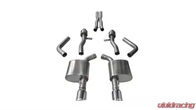 CORSA Performance 2.75" Catback Exhaust Dual Rear Exit w/Single 4.5" Polished Pro-Series Tips Dodge Charger 2015-2019 - 14995