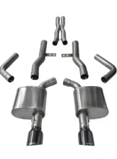 CORSA Performance 2.75" Catback Exhaust Dual Rear Exit w/Single 4.5" Black PVD Pro-Series Tips Dodge Charger R/T | SRT 2015-2019                                     - 14996BLK - Image 3