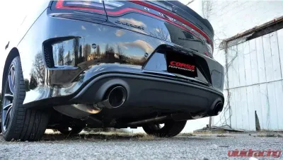CORSA Performance 2.75" Catback Exhaust Dual Rear Exit w/Single 4.5" Black PVD Pro-Series Tips Dodge Charger R/T | SRT 2015-2019 - 14996BLK