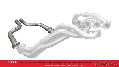 Corsa Performance Corsa Exhaust Connection Pipes Ford Mustang GT 2015-2022 - 16015