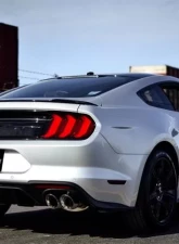 Corsa Performance 3.0" Catback Exhaust Dual Rear Exit w/Twin 4.0" Black PVD Pro-Series Tips Ford Mustang GT Fastback - w/ Valves 2018-2022                                     - 21001BLK - Image 3