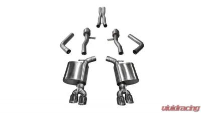 CORSA Performance 2.75" Catback Exhaust Dual Rear Exit w/Twin 3.5" Polished Pro-Series Tips Dodge Challenger R/T 2017-2019 - 21005