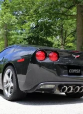 CORSA Performance 2.5" Axleback Exhaust Dual Rear Exit with Twin 4.5" Polished Pro-Series Tips Chevrolet Corvette C6 2005-2008                                     - 21009 - Image 3
