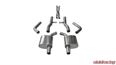 CORSA Performance 2.75" Catback Exhaust Dual Rear Exit without Tips Chrysler 300 C | Dodge Charger R/T 2017-2019 - 21018