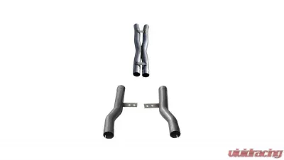 CORSA Performance 2.75" X-Pipe Resonator Delete Kit Chrysler 300 C | Dodge Charger R/T 2017-2019 - 21024