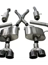 CORSA Performance 2.75" Catback Exhaust Dual Rear Exit w/Twin 4.5" Black PVD Pro-Series Tips Jeep Grand Cherokee TrackHawk 2018-2020                                     - 21051BLK - Image 4
