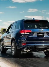 CORSA Performance 2.75" Catback Exhaust Dual Rear Exit w/Twin 4.5" Black PVD Pro-Series Tips Jeep Grand Cherokee TrackHawk 2018-2020                                     - 21051BLK - Image 4