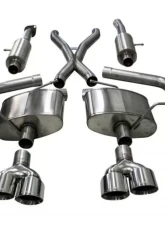 CORSA Performance 2.75" Catback Exhaust Dual Rear Exit w/Twin 4.5" Polished Pro-Series Tips Jeep Grand Cherokee TrackHawk 2018-2020                                     - 21051 - Image 4