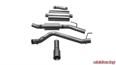 CORSA Performance 3.0" Catback Exhaust Single Side Exit w/4.0" Polished Tip Jeep Gladiator JT 2020-2020 - 21062