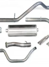 CORSA Performance 3.0" Catback Exhaust Dual Rear Exit w/Single 4.0" Polished Slash Cut Tips Chevrolet Silverado 1500 | GMC Sierra 1500 2007-2008                                     - 24199 - Image 3