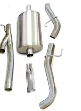 CORSA Performance 3.0" Catback Exhaust Single Side Exit w/Single 4.0" Polished Slash Cut Tip GMC Sierra Denali 1500 Extended Cab/Standard Bed 2002-2006                                     - 24224 - Image 3