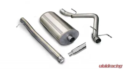CORSA Performance 3.0" Catback Exhaust Single Side Exit w/Single 4.0" Polished Slash Cut Tip Chevrolet Silverado 1500 | GMC Sierra 1500 2007-2008 - 24258