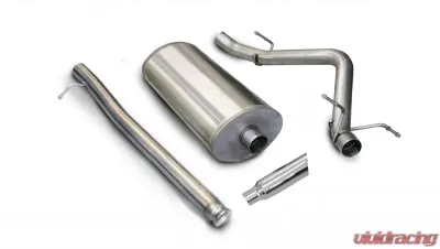 CORSA Performance 3.0" Catback Exhaust Single Side Exit w/Single 4.0" Polished Slash Cut Tip Chevrolet Silverado 1500 | GMC Sierra 1500 2007-2008 - 24259