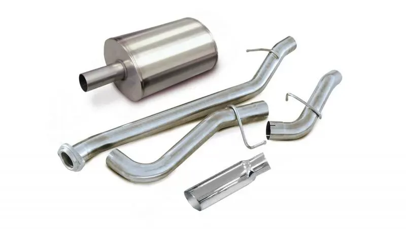CORSA Performance 3.0" Catback Exhaust Single Side Exit w/Single 4.0" Polished Slash Cut Tip Chevrolet Silverado 1500 | GMC Sierra 1500 1999-2006 - 24260
