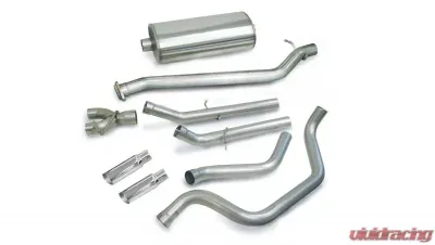 CORSA Performance 3.0" Catback Exhaust Dual Rear Exit w/Single 4.0" Polished Slash Cut Tips Chevrolet Silverado 1500 | GMC Sierra 1500 1999-2006 - 24273