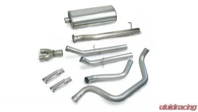 CORSA Performance 3.0" Catback Exhaust Dual Rear Exit w/Single 4.0" Polished Slash Cut Tips Chevrolet Silverado 1500 | GMC Sierra 1500 1999-2006 - 24275