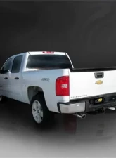 CORSA Performance 3.0" Catback Exhaust Dual Rear Exit w/Single 4.0" Polished Slash Cut Tips Chevrolet Silverado 1500 | GMC Sierra 1500 1999-2006                                     - 24275 - Image 3