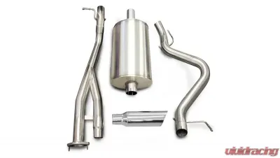 CORSA Performance 3.0" Catback Exhaust Single Side Exit w/Single 4.0" Polished Slash Cut Tip Chevrolet Silverado SS Extended Cab/Standard Bed 2003-2007 - 24279