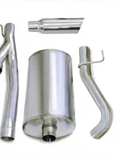 CORSA Performance 3.0" Catback Exhaust Single Side Exit w/Single 4.0" Polished Slash Cut Tip Chevrolet Silverado 2500 | GMC Sierra 2500 2003-2006                                     - 24296 - Image 3