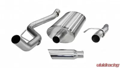 CORSA Performance 3.0" Catback Exhaust Single Side Exit w/Single 4.0" Polished Slash Cut Tip Ford F-150 2011-2014 - 24393