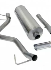 CORSA Performance 3.0" Catback Exhaust Single Side Exit w/Single 4.0" Polished Slash Cut Tip Dodge Ram 1500 Quad Cab/Short Bed 2006-2007                                     - 24404 - Image 3
