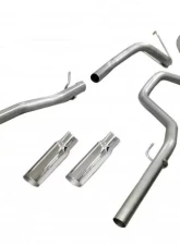 CORSA Performance 3.0" Catback Exhaust Dual Rear Exit w/Single 4.0" Polished Slash Cut Tips Ram 1500 2009-2019                                     - 24425 - Image 3