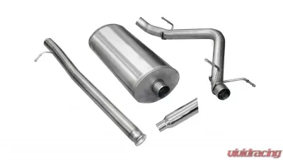 CORSA Performance 3.0" Catback Exhaust Single Side Exit w/Single 4.0" Polished Slash Cut Tip Chevrolet Silverado 1500 | GMC Sierra 1500 2007-2009 - 24514
