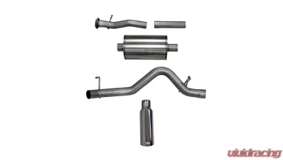 CORSA Performance 3.0" Catback Exhaust Single Side Exit w/Single 4.0" Polished Slash Cut Tip Chevrolet Colorado | GMC Canyon 2017-2019 - 24745