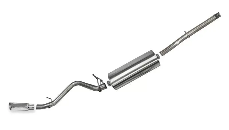 CORSA Performance 3.0" Catback Exhaust Single Side Exit w/Single 4.0" Polished Slash Cut Tip Chevrolet Silverado 1500 | GMC Sierra 1500 2014-2019 - 24872