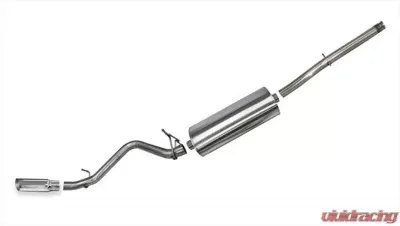 CORSA Performance 3.0" Catback Exhaust Single Side Exit w/Single 4.0" Polished Slash Cut Tip Chevrolet Silverado 1500 | GMC Sierra 1500 2014-2019 - 24874
