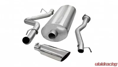 CORSA Performance 3.0" Catback Exhaust Single Side Exit w/Single 4.0" Polished Slash Cut Tip Chevrolet Silverado 2500 | GMC Sierra 2500 2007-2010 - 24894
