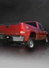 CORSA Performance 3.0" Catback Exhaust Single Side Exit w/Single 4.0" Polished Slash Cut Tip Chevrolet Silverado 2500 | GMC Sierra 2500 2007-2010                                     - 24894 - Image 3