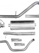 CORSA Performance 3.0" Catback Exhaust Dual Rear Exit w/Single 4.0" Polished Slash Cut Tips Chevrolet Silverado 1500 | GMC Sierra 1500 2009-2013                                     - 24903 - Image 3